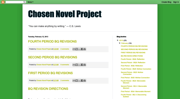 chosennovelproject.blogspot.nl