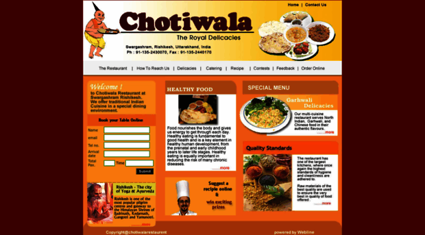 chotiwalarestaurant.com