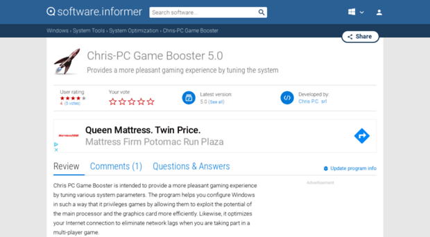 chris-pc-game-booster.software.informer.com