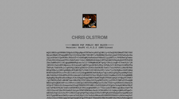 chris.olstrom.com