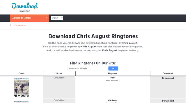 chrisaugust.download-ringtone.com