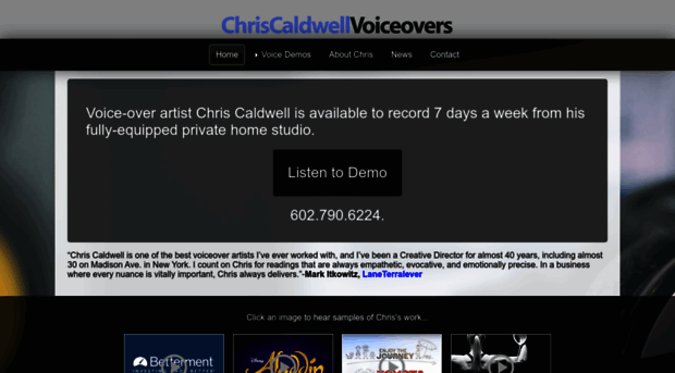chriscaldwellvoiceovers.com