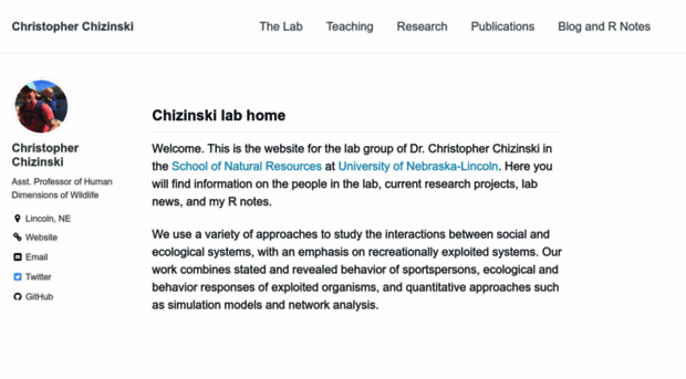 chrischizinski.github.io