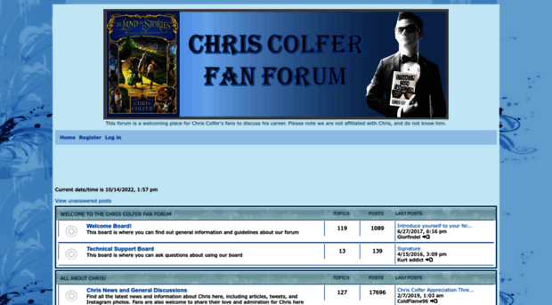 chriscolferfanforum.forumotion.com