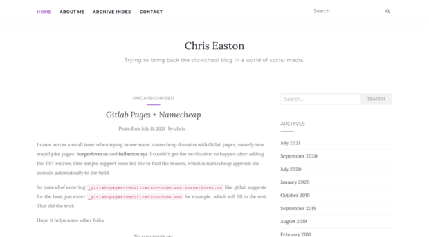 chriseaston.com