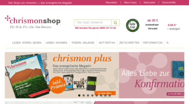 chrismonshop.evangelisch.de