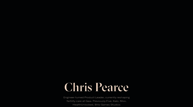 chrispearce.co