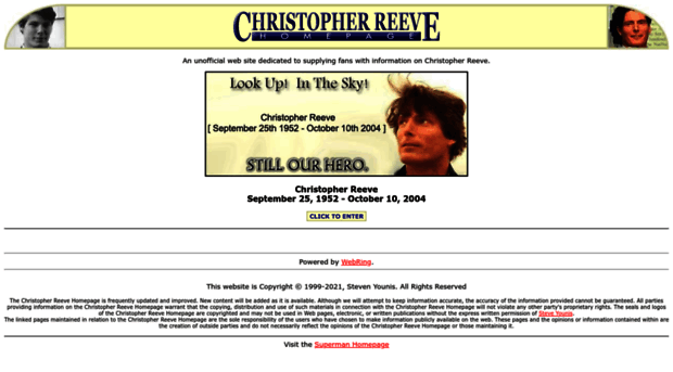 chrisreevehomepage.com