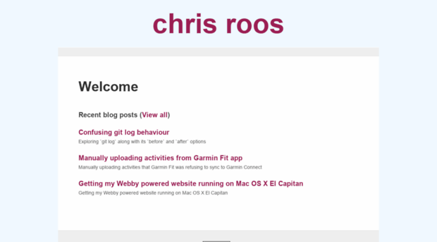 chrisroos.co.uk