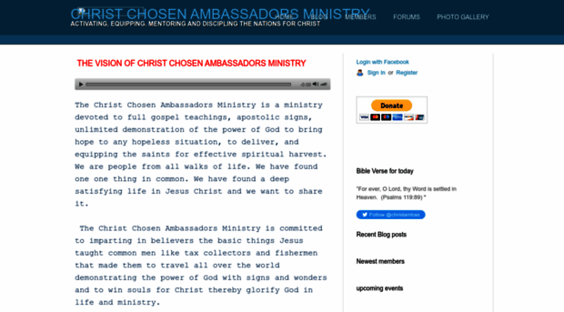 christchosenambassadorsministry.webs.com