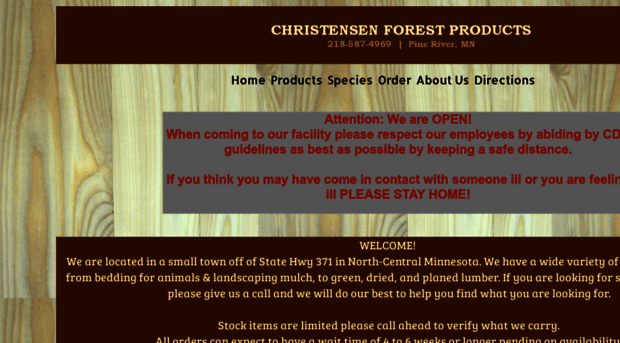 christensenforestproducts.com