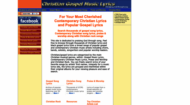 christian-gospelmusiclyrics.com
