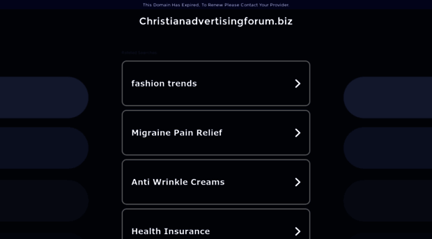 christianadvertisingforum.biz