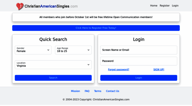 christianamericansingles.com