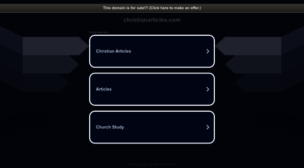 christianarticles.com