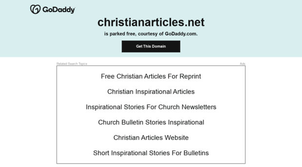 christianarticles.net