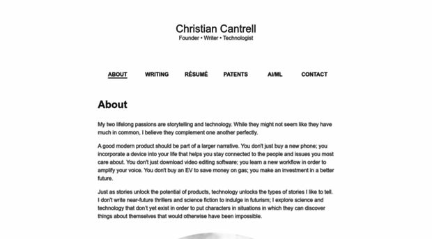 christiancantrell.com