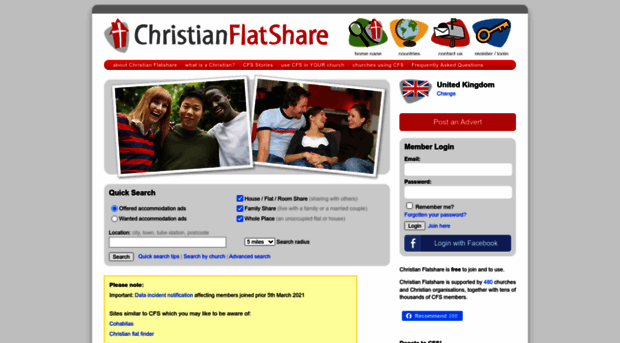 christianflatshare.org