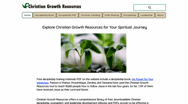christiangrowthresources.com