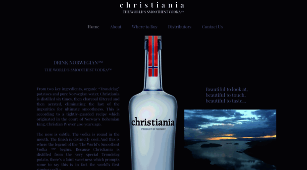 christianiavodka.com