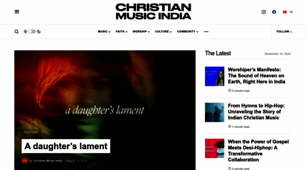 christianmusicindia.in