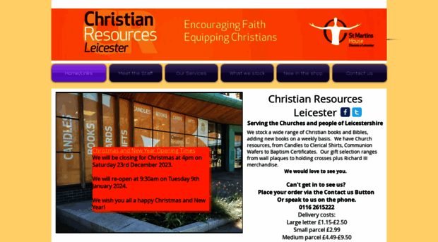 christianresourcesleicester.com