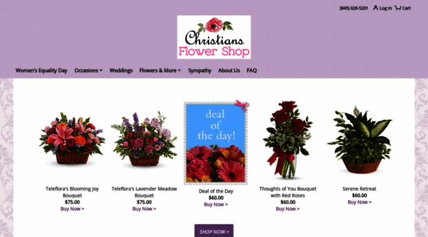 christiansflowershop.com