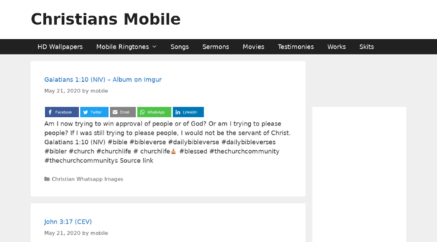 christiansmobile.christianportal.in