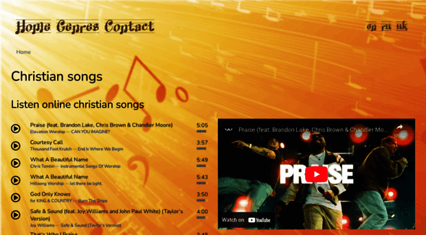 christiansongs.eu