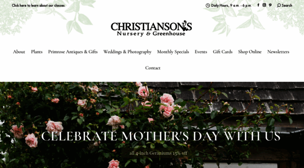 christiansonsnursery.com