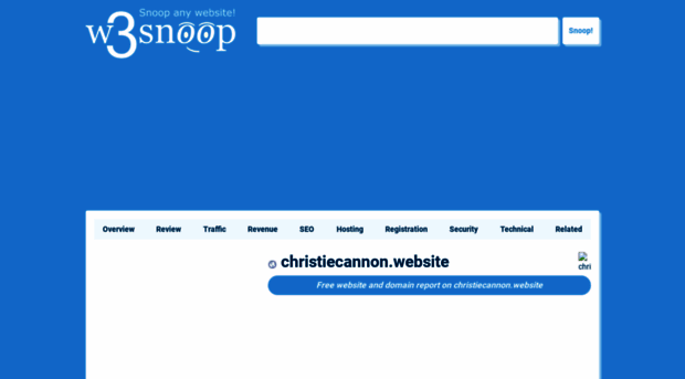 christiecannon.website.w3snoop.com