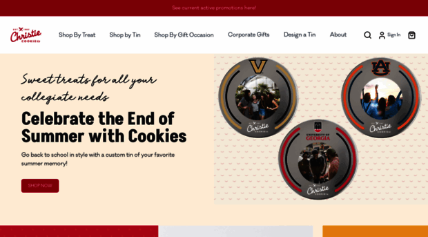 christiecookies.com