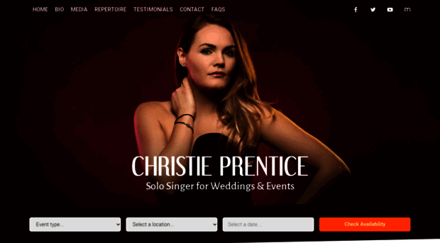 christieprenticeweddingsinger.co.uk