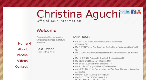 christinaaguchitour.com