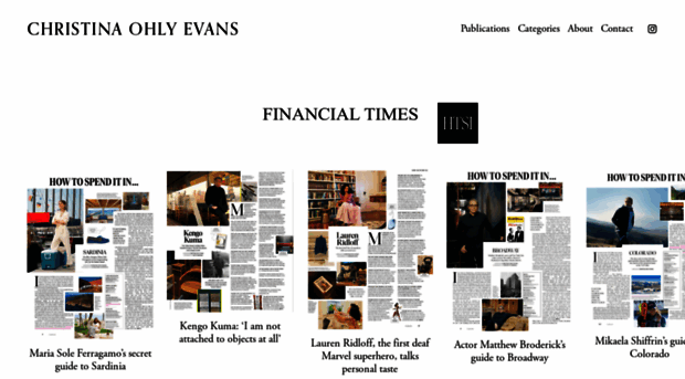 christinaohlyevans.com