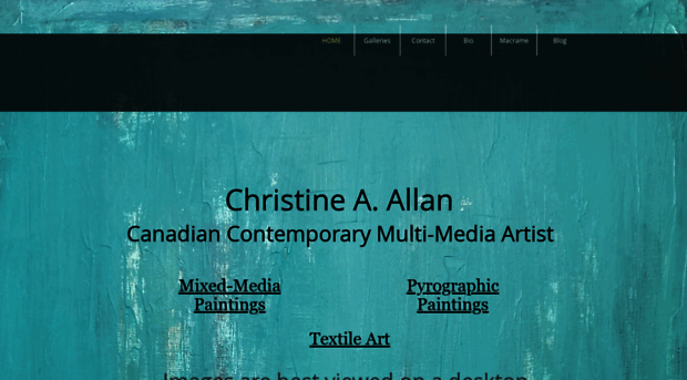 christineallanart.com