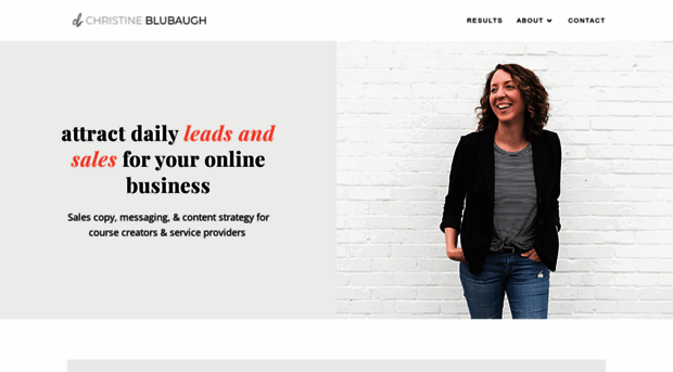 christineblubaugh.com