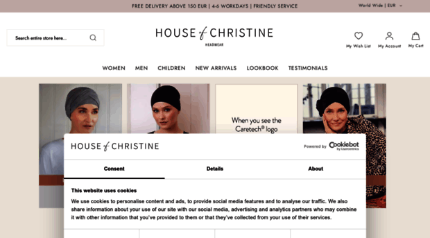 christineheadwear.com