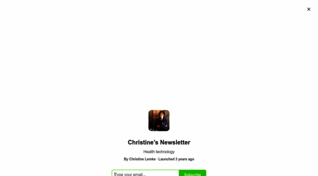 christinelemke.substack.com