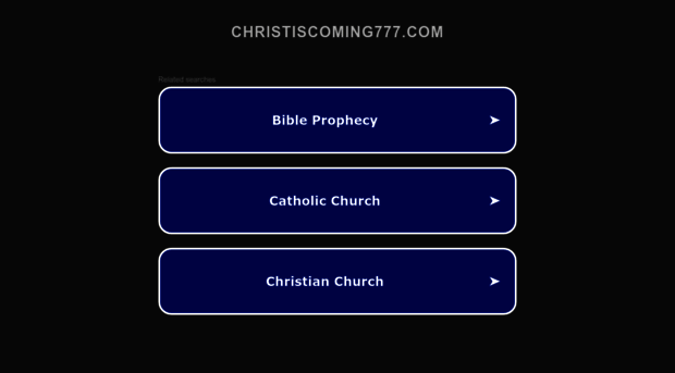 christiscoming777.com