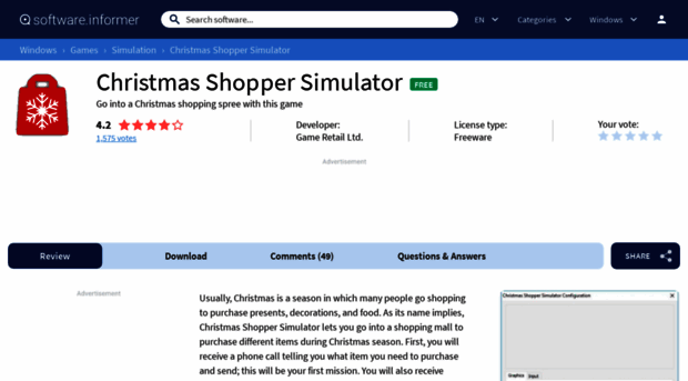 christmas-shopper-simulator.software.informer.com