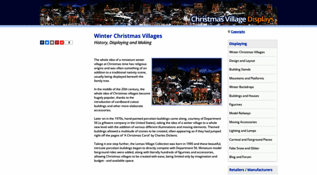 christmas-village-displays.com