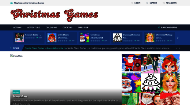 christmasflashgames.com