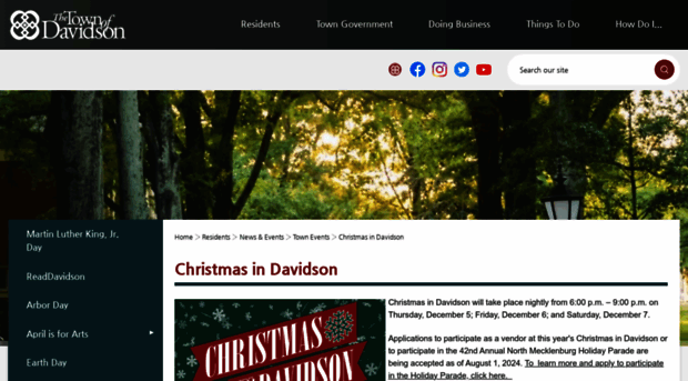 christmasindavidson.com