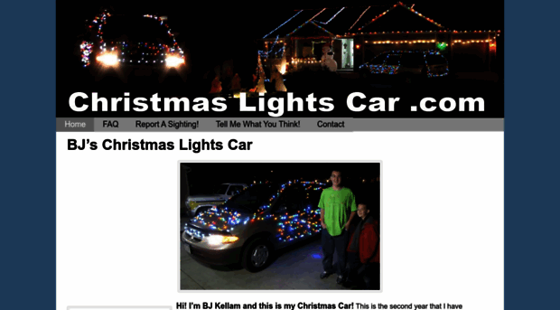 christmaslightscar.com