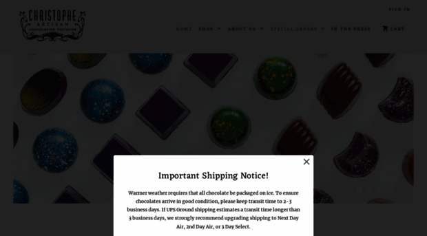 christophechocolatier.com