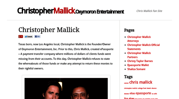 christophermallick.net