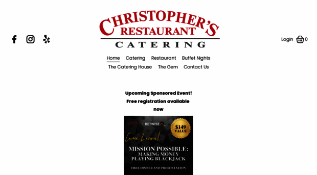 christopherscatering.biz