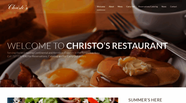 christosrestaurant.com