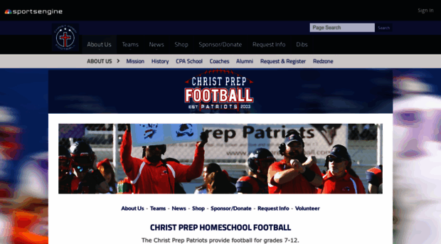 christprepfootball.com